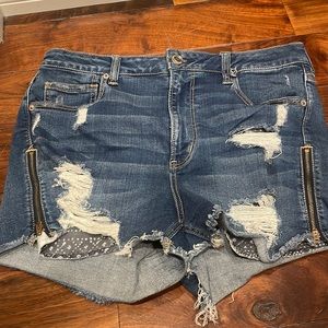Distressed American Eagle Shorts